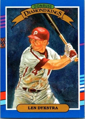 1991 Donruss #7b Len Dykstra - Image 1 of 2