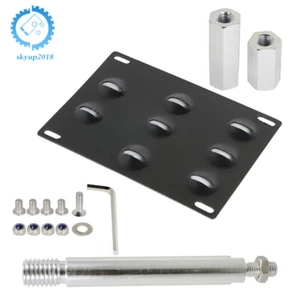 Tow Hook License Plate Mount Bracket For Mercedes C E GLC GLA Class 2010-20 - Foto 1 di 15