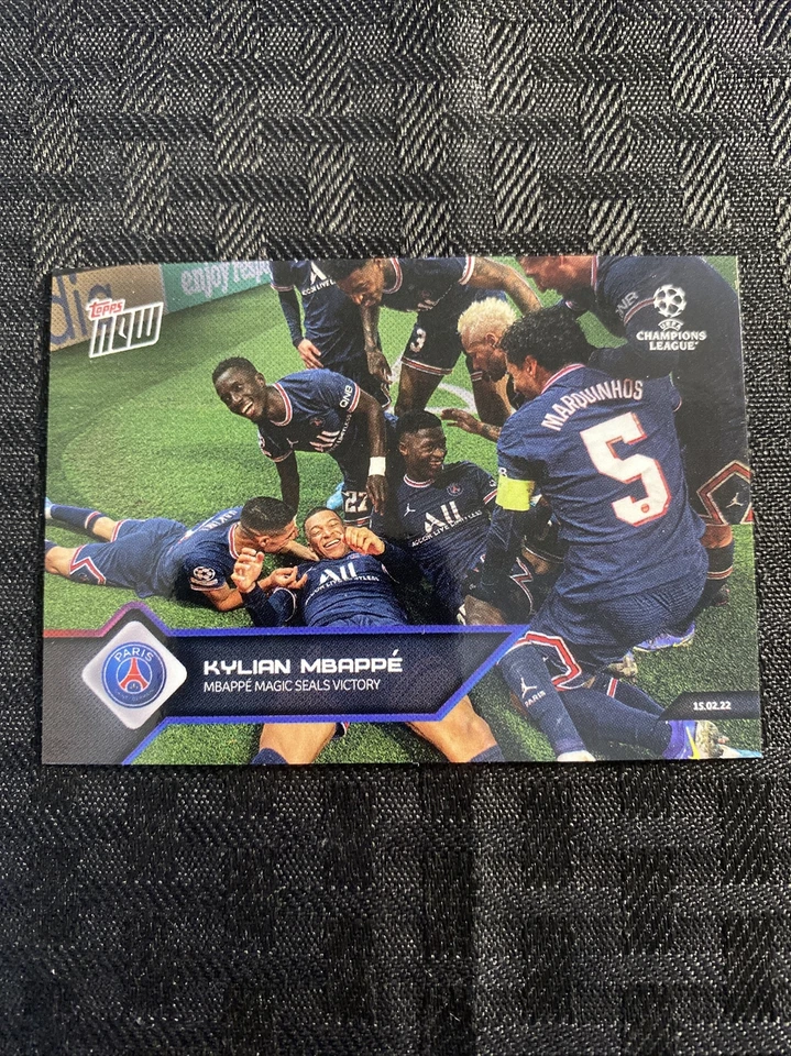 🛑👀 2021 TOPPS NOW UEFA CHAMPIONS LEAGUE KYLIAN MBAPPE #108 🔥 - Image 1 of 1