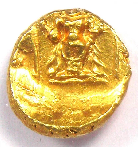 1630-42 India Gold 1/2 Pagoda Coin 1/2P - Certified NGC MS64 (BU UNC) Cover