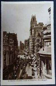 ANTIGUA POSTAL MADRID AVENIDAS CONDE PEÑALVER Y PI Y MARGALL POSTCARD CC03570 - Bild 1 von 1