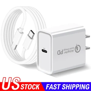 PD Fast Wall Charger Type-C charging Cord For Motorola Edge 60 Pro Razr 60 Ultra - Picture 1 of 24