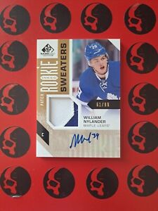 2016-17 William Nylander SP Game Used Auto /99 Rookie Sweaters RC # RS-WN UD