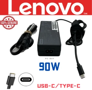 Lenovo 90W Thunderbolt3 USB-C Type C AC Power Adapter Charger LA90PM170 0TDK33 - Picture 1 of 10