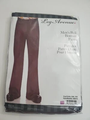 1970s Disco Bell Bottom Costume Pants Costume Halloween Fancy Dress, S - Image 1 of 4