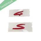 1x New Type Gloss Red 4 S 4S Emblem For Car Rear Trunk Boot Best Sticker Badge