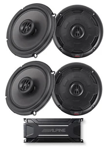 Alpine KTA-30FW 600 Watt 4-Kanal Verstärker Amp + (4) MTX Thunder 6,5" Lautsprecher - Bild 1 von 11