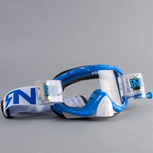 RIP N ROLL HYBRID FULLY LOADED GOGGLES MOTOCROSS MX ENDURO RnR Pacific Blue - Picture 1 of 6