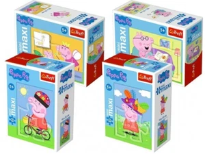 Peppa Pig Mini Maxi Puzzle Set 4 Stück Peppa Wutz Spielset Schorsch Peppa Neu ♥ - Bild 1 von 1