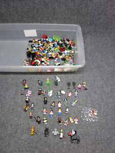 Vintage LEGO Minifigures Lot of 80+ Parts Weapons Accessory MIXED Building Toys