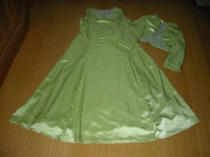 Bodenlanges glänzendes modisches Kleid mit Bolerojäckchen Gr. 40/42 "e.Ben" - Bild 1 von 9
