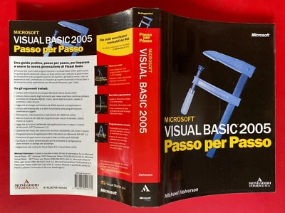 VISUAL BASIC 2005 PASSO PER PASSO Ed. Mondadori Informatica Microsoft Halvorson - Immagine 1 di 4