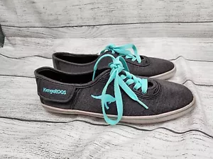 Kangaroos Women's Gray Teal Sneakers Lace Up Tennis Shoes Size 7 - Picture 1 of 10