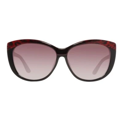 Just Cavalli JC514S 05B Black Red Print Round Cat Eye Sunglasses Frame 60-13-135 - Image 1 of 2