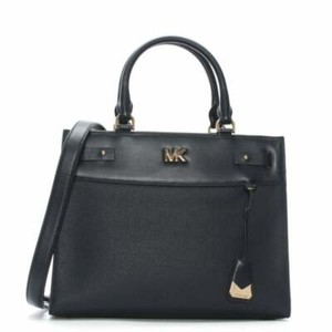 MICHAEL KORS Reagan Admiral Navy Leather Satchel Medium Bag *PERFECT* RRP£399