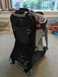 Osprey POCO AG PLUS baby toddler carrier black/grey, great condition