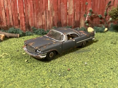 1957 Chrysler 300C Rusty Weathered Custom 1/64 Diecast Barn Find Rusted Car M2 - Image 1 of 4