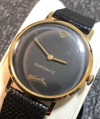 Vintage Lucien Piccard Dufonte Swiss Mechanical 17 Jewel Watch 35mm Working - Image 1 of 4