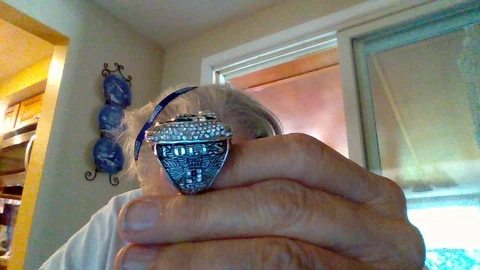 replica super bowl ring  SIZE 11 - 10  COLOR GOLD  SILVER Cover
