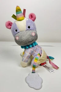 Skip Hop Baby Unicorn Toy Bandanna Buddies Baby Activity Teething Plush Clip - Picture 1 of 15