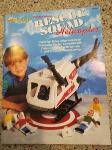 Rescue Squad Helicopter Plastic Canvas How to book - Picture 1 of 3