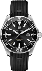 Reloj para hombre Tag Heuer Aquaracer esfera negra con rayos de sol WAY101A.FT - Imagen 1 de 2