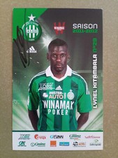 DYNAMO DRESDEN'2012/2013 FRANCE U-21 LYNEL KiTAMBALA-ORIGINAL SIGNED CARD