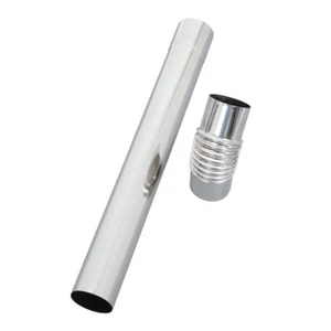 Accesorios para estufa de codo 2 piezas ventilación directa chimenea de acero - Imagen 1 de 12
