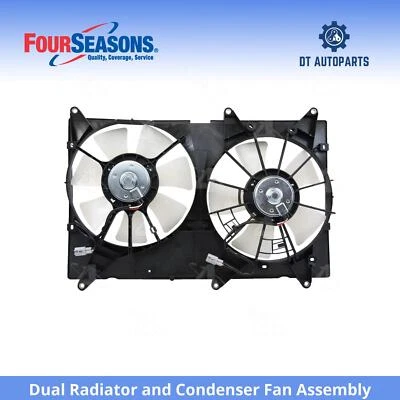 Для 2001-2007 Toyota Highlander двойной радиатор конденсатор вентилятор в сборе 4 моря - Изображение 1 из 4