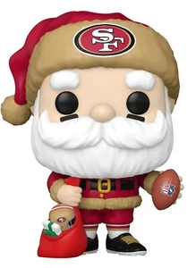 Funko POP! Fútbol americano de la NFL - exclusivo limitado de los San Francisco 49ers Santa Claus #183 - Imagen 1 de 3