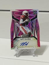 Trey Palmer 2023 Leaf Metal Pink Mojo Base Auto XRC 2/4 #BA-TP1