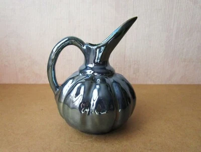 Ancien beau pichet pot à eau en grès flammé Rambervillers Cythère unis France. - Photo 1/4