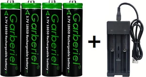 【NEW】RECHARGEABLE HIGH CAPACITY BATTERY, 3.7V 3000MAH BUTTON TOP LI-ION - Picture 1 of 7