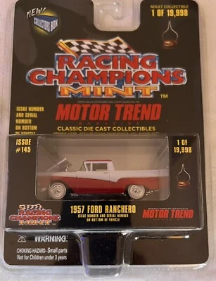 New!! Racing Champions Mint 1957 Ford Ranchero #145 Issue 1of 19,998 Motor Trend - Image 1 of 3