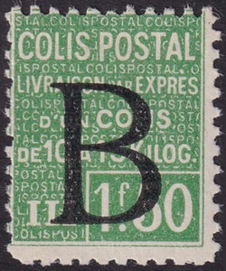 France 1936 Yt 106 parcel post MH* "B" overprint - Picture 1 of 1