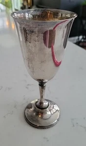 Antique Benedict 1119 Silver Silverplate goblet  - Picture 1 of 3