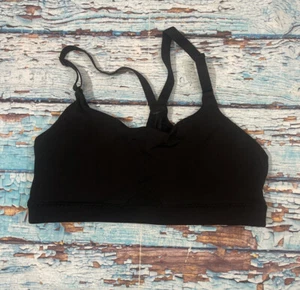 womens ATHLETA sports bra small black workout fitness - Picture 1 of 4