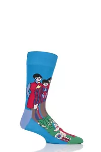Happy Socks Men's and Womens The Beatles "Pepperland" Cotton Socks - 1 Pair Pack - Picture 1 of 3