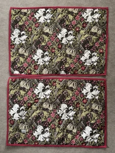 2 federe cuscino trapuntato regina William Morris At Home GOLDEN LILY FOREST - Foto 1 di 5
