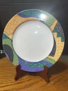 Vtg Studio Nova Concepts Salad Plate 8 1/4" Replacement Geometric Pattern - Picture 1 of 4