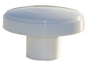 10 x WHITE KNOBS 50mm mushroom cupboard door kitchen cabinet drawer knob (155) - Picture 1 of 1