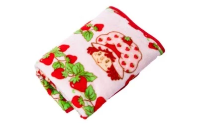 Manta de viaje Strawberry Shortcake 40 x 50 pulgadas tacto seda NUEVA Foto 1 de 3