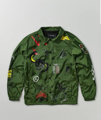 Giacca Gritty Coaches verde taglia XL