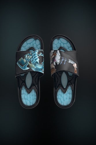 Adidas x YU GI OH REPTOSSAGE diapositive gancio e anello HQ4276 2022 taglia 10 5 nuove