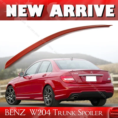 US Painted #590 Fit For Mercedes Benz C W204 4DR OE Trunk Spoiler C230 C200 - Image 1 of 4