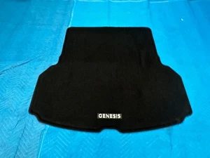 Genesis G80 Rear Trunk Cargo Floor Carpet Mat Black 2021 2022 2023 2024 OEM - Picture 1 of 5