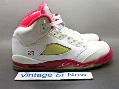 Niñas Nike Air Jordan V 5 Rojo Escarlata Retro GS 2011 talla 6Y Foto 1 de 4