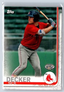 Tarjeta de béisbol 2019 Topps Pro Debut 65 Nick Decker - Imagen 1 de 2