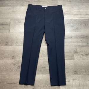 Bluffworks Presidio Dress Pants Mens 35x32 Blue Polyester Business Casual Preppy - Bild 1 von 15