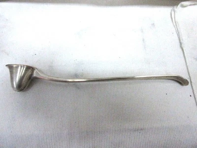 De colección SG Inglaterra Vela Snuffer Sello Placa Plateada 10" Largo Vela Snuffer Foto 1 de 3